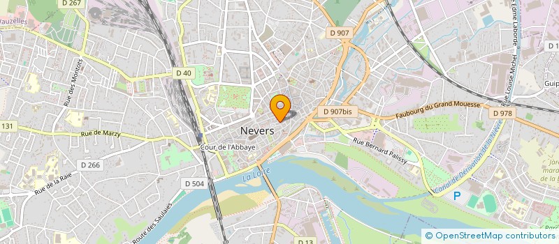 localisation de l'entreprise SARL IMMO CENTRE à NEVERS