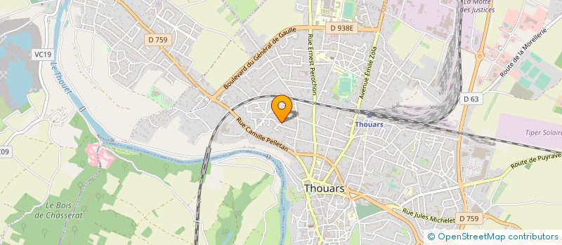 localisation de l'entreprise SARL IMMO-CREATIV'  THOUARS