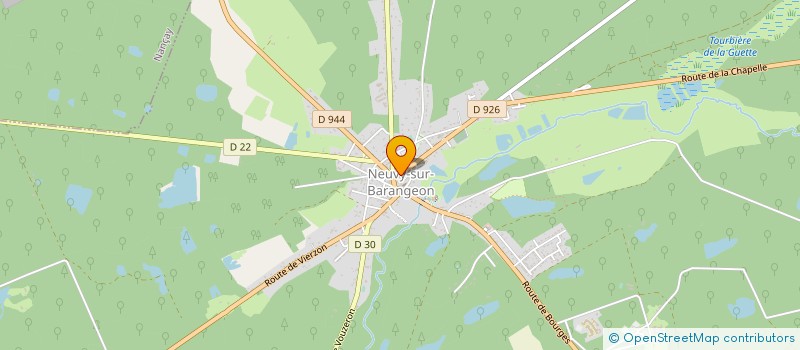 localisation de l'entreprise SARL IMMO D.  NEUVY-SUR-BARANGEON