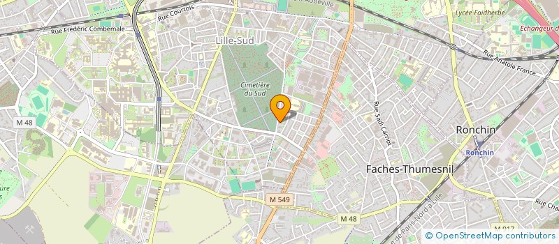 localisation de l'entreprise SARL IMMO LENOIR à LILLE