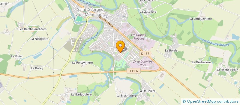 localisation de l'entreprise SARL IMMO TIXEL à MONTAIGU-VENDEE