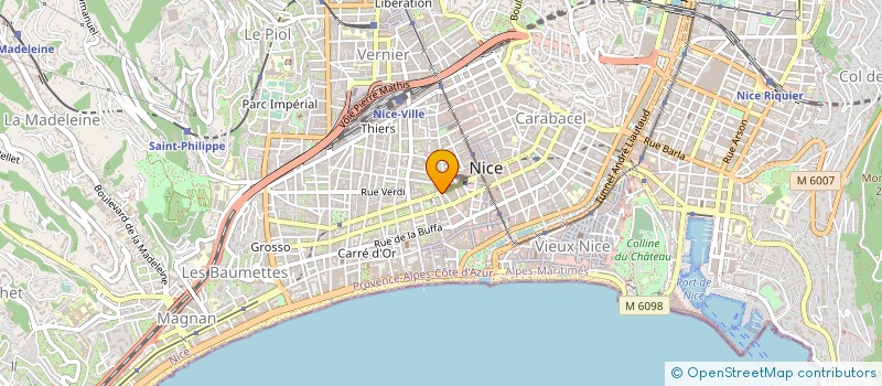 localisation de l'entreprise SARL IMMOBILIA JARDILLIER à NICE