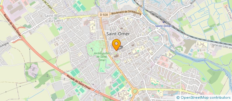 localisation de l'entreprise SARL IMMOBILIER CONSEILS VENTES à SAINT-OMER
