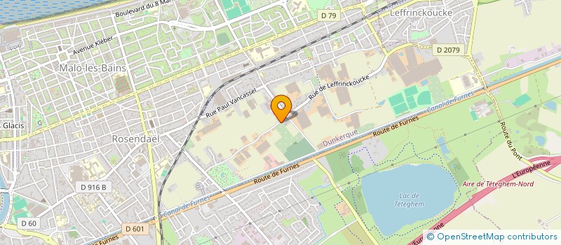 localisation de l'entreprise SARL IMMOBILIER LEBEAU &BEYAERT à DUNKERQUE