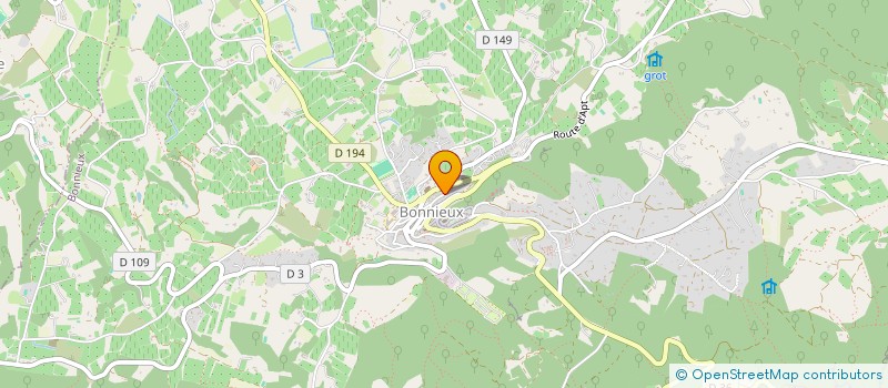 localisation de l'entreprise SARL IMMOBILIER VILLAGE  BONNIEUX