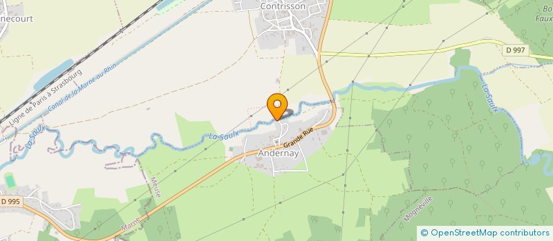 localisation de l'entreprise SARL IMMOBILIERE ANDERNAY à ANDERNAY