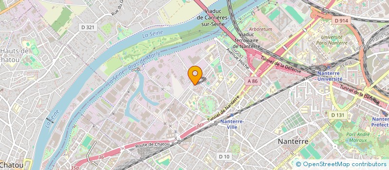 localisation de l'entreprise SARL IMMOBILIERE BAMADA  NANTERRE