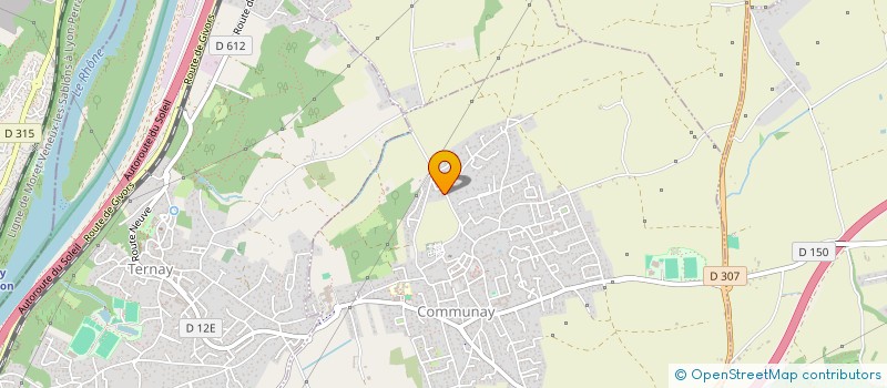 localisation de l'entreprise SARL IMMOBILIERE C & J  COMMUNAY