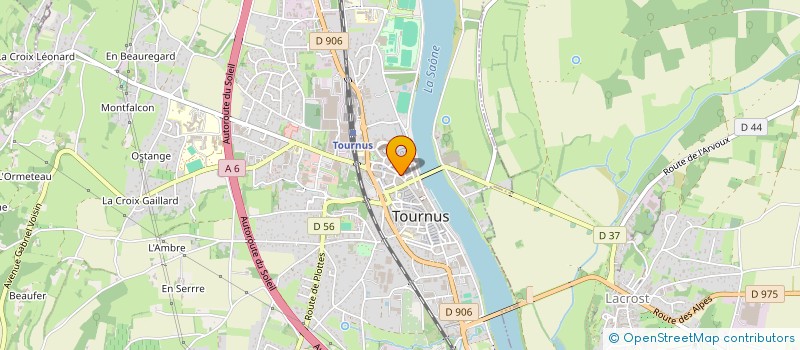 localisation de l'entreprise SARL IMMOBILIERE DE L ABBAYE à TOURNUS