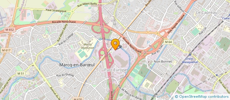 localisation de l'entreprise SARL IMMOBILIERE DE LA MADELEINE à MARCQ-EN-BARŒUL