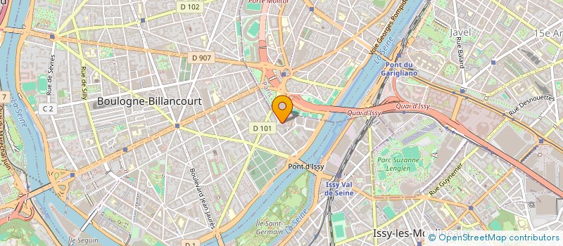 localisation de l'entreprise SARL IMMOBILIERE DES CINQ à BOULOGNE-BILLANCOURT