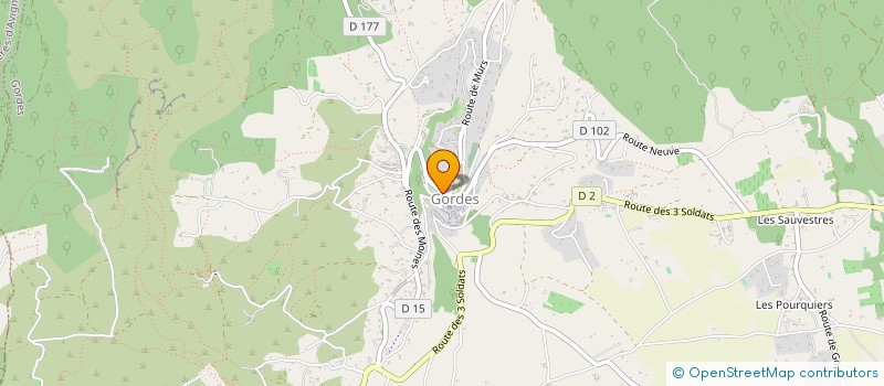 localisation de l'entreprise SARL IMMOBILIERE DU CHATEAU à GORDES