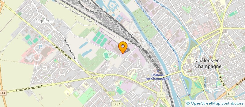 localisation de l'entreprise SARL IMMOBILIERE ET COMMERCIALE  CHALONS-EN-CHAMPAGNE