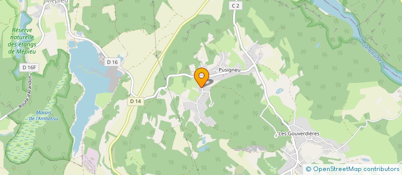 localisation de l'entreprise SARL IMMOBILIERE FAMILIALE PERNIN  CREYS-MEPIEU