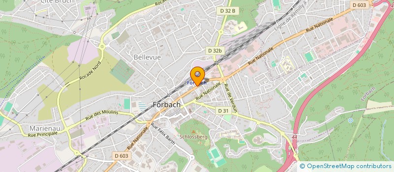localisation de l'entreprise SARL IMMOBILIERE FINANCIERE HEIDET-JAGER à FORBACH