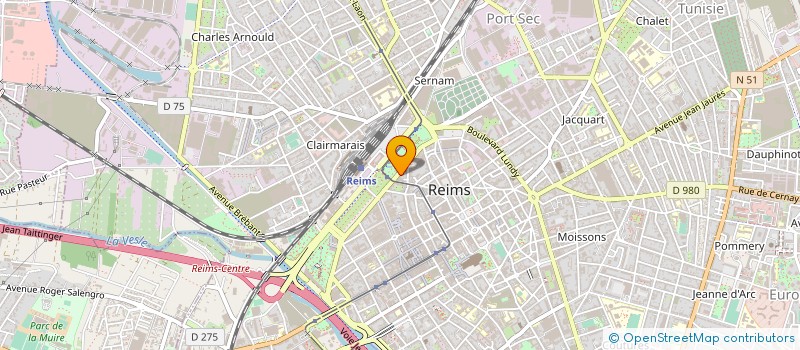 localisation de l'entreprise SARL IMMOBILIERE FOCH 35  REIMS