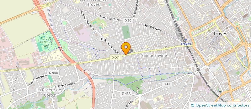 localisation de l'entreprise SARL IMMOBILIERE HAUT MARNAISE  SAINTE SAVINE