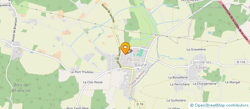 localisation de l'entreprise SARL IMMOGY  LOIRE-AUTHION