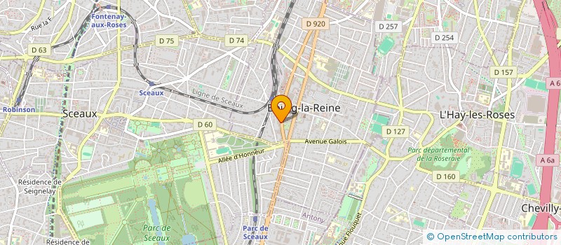 localisation de l'entreprise SARL IMMONOVA à BOURG-LA-REINE