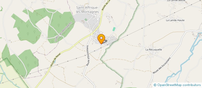 localisation de l'entreprise SARL IMPACT à SAINT-AFFRIQUE-LES-MONTAGNES