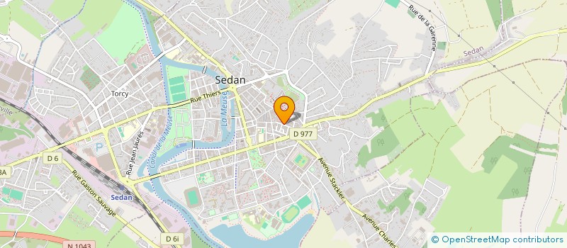 localisation de l'entreprise SARL IMPACT COMMUNICATION SECURITE  SEDAN