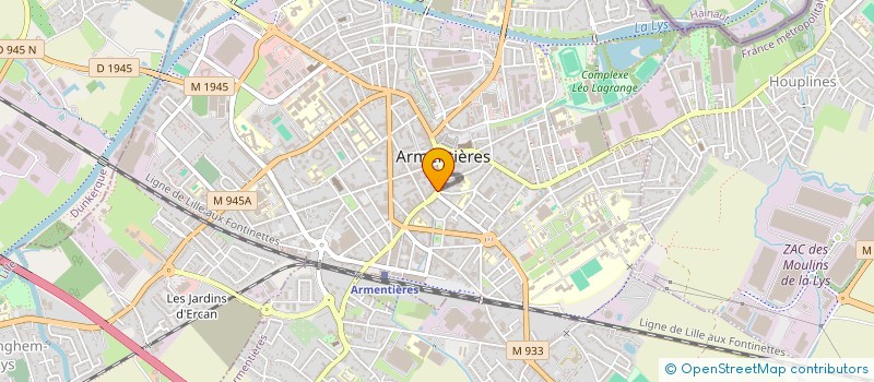 localisation de l'entreprise SARL IMPALI à ARMENTIERES