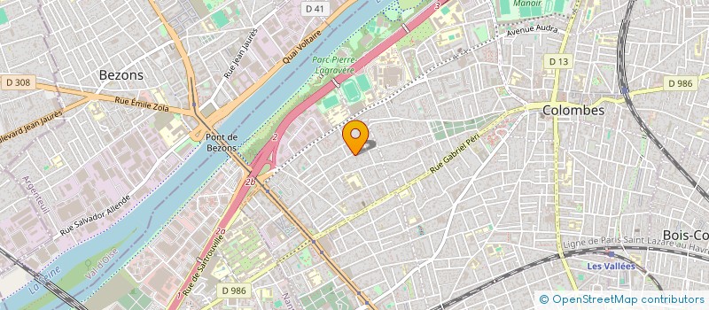 localisation de l'entreprise SARL IMPEDANCE à COLOMBES