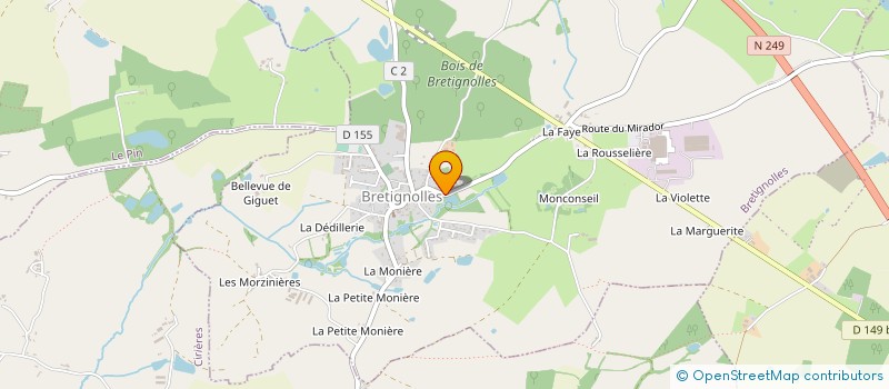 localisation de l'entreprise SARL IMPEX à BRETIGNOLLES