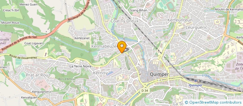 localisation de l'entreprise SARL IMPORT 29 à QUIMPER