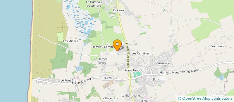 localisation de l'entreprise SARL IMPORT DIFFUSION  TOURNEVILLE-SUR-MER