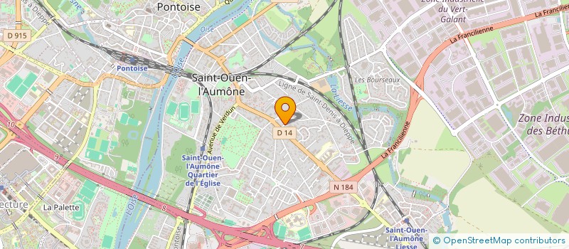 localisation de l'entreprise SARL IMPRESS'PUB  SAINT-OUEN-L'AUMONE