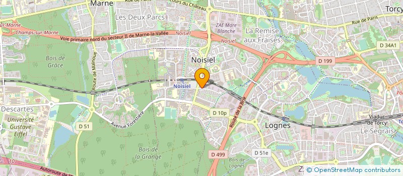 localisation de l'entreprise SARL IMPRESSION GRAPHIQUE à NOISIEL
