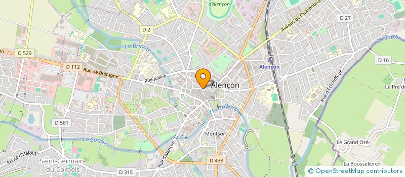 localisation de l'entreprise SARL IMPRESSIONS DE LA CITE à ALENCON