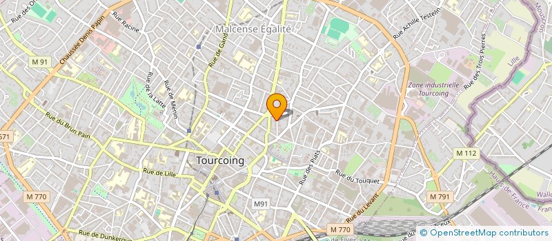 localisation de l'entreprise SARL IMPRIMERIE 2001  TOURCOING