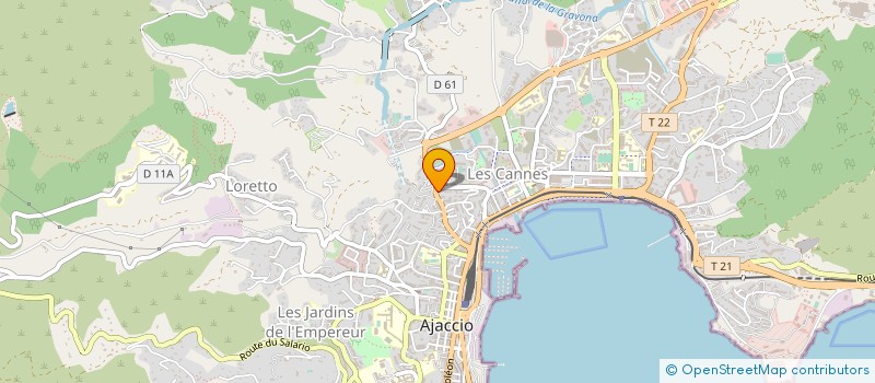 localisation de l'entreprise SARL IMPRIMERIE CACCAVELLI à AJACCIO