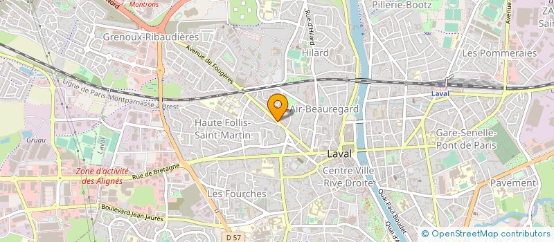 localisation de l'entreprise SARL IMPRIMERIE CHAPELLE à LAVAL