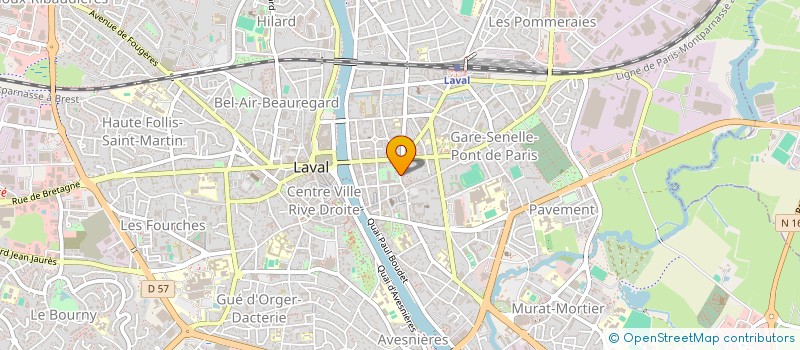 localisation de l'entreprise SARL IMPRIMERIE GUILLOTTE à LAVAL