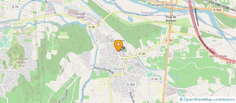 localisation de l'entreprise SARL IMPRIMERIE GUTENBERG  NOVES