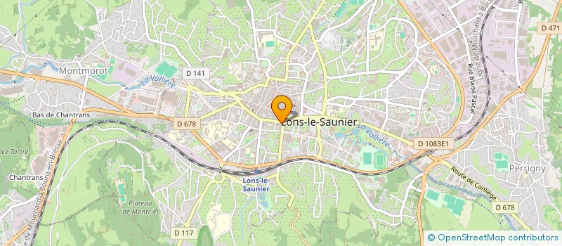 localisation de l'entreprise SARL IMPRIMERIE LONDONIENNE à LONS-LE-SAUNIER