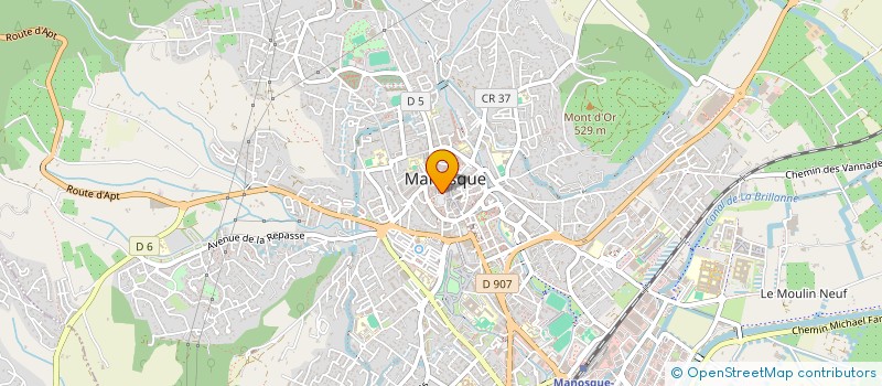 localisation de l'entreprise SARL IMPRIMERIE MOLLET à MANOSQUE