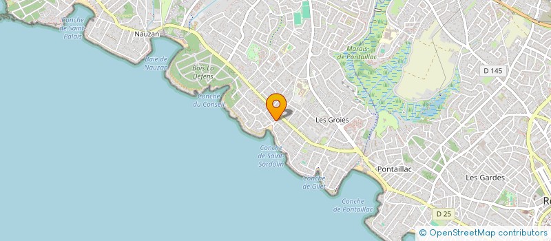 localisation de l'entreprise SARL IMPULSDON  VAUX-SUR-MER