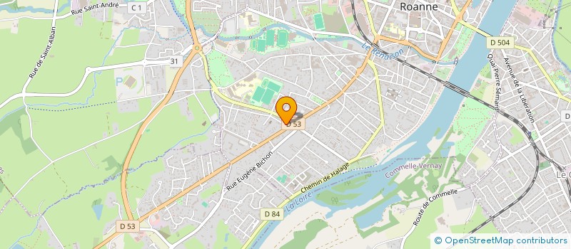 localisation de l'entreprise SARL IMPULSION à ROANNE