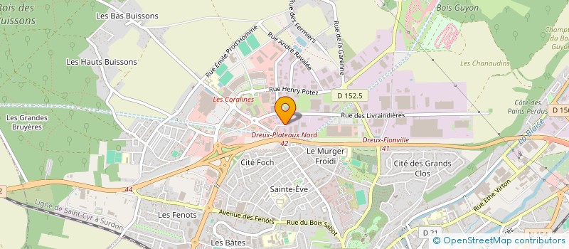 localisation de l'entreprise SARL IMPULSION LA SELLERIE à DREUX