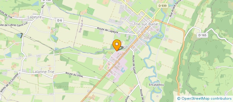 localisation de l'entreprise SARL IN'OC  LALANNE-TRIE