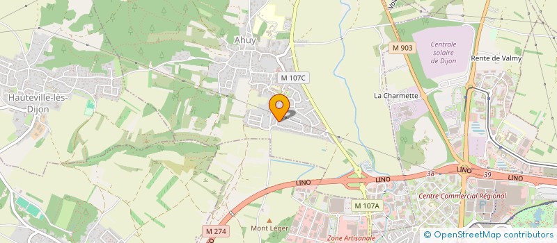 localisation de l'entreprise SARL INAL 2  AHUY