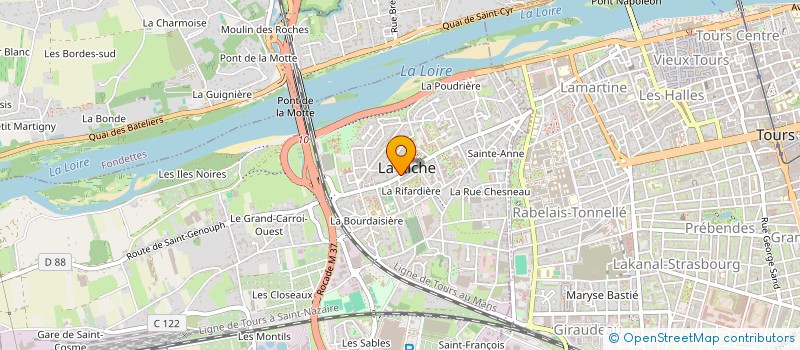 localisation de l'entreprise SARL INB KAIROS  LA RICHE