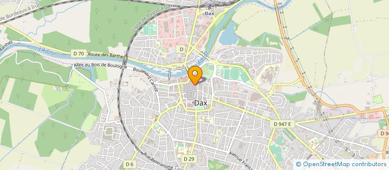 localisation de l'entreprise SARL INCANSABLES à DAX
