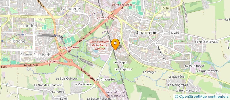localisation de l'entreprise SARL INCARA  SAINT-BERTHEVIN