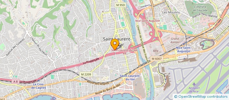 localisation de l'entreprise SARL INCO à SAINT-LAURENT-DU-VAR