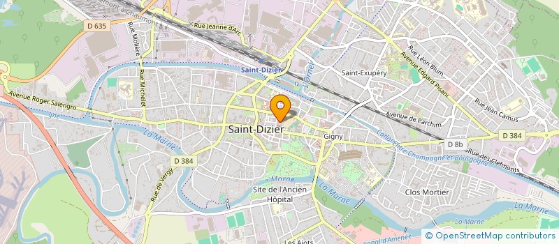 localisation de l'entreprise SARL INCONTOURNABLE à SAINT-DIZIER